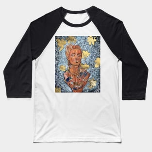 Copper Bust and gold leaf Baseball T-Shirt